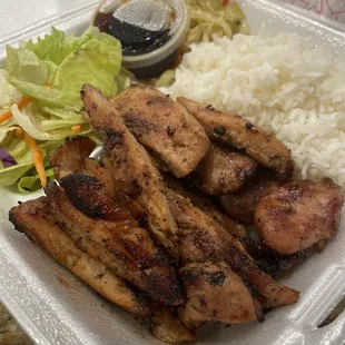 Chicken teriyaki plate ... delicious!!