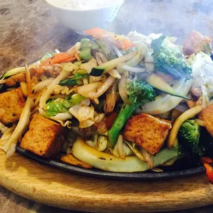 Stir-fried tofu