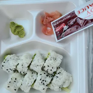 Cucumber Avocado Roll $5.49