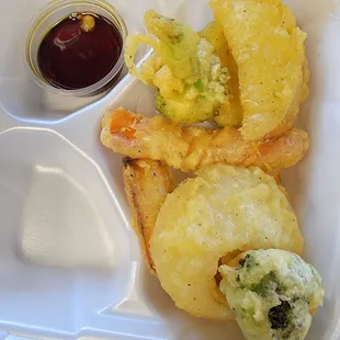$9.99 side of fried tempura