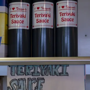 You can purchase our secret sauce if you'd like!