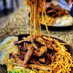 Their Noodle plates are great!