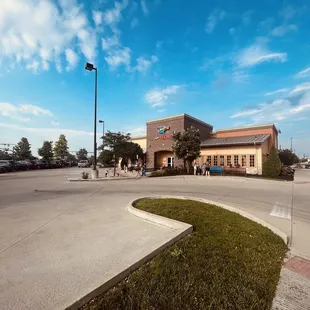 the front of the restaurant