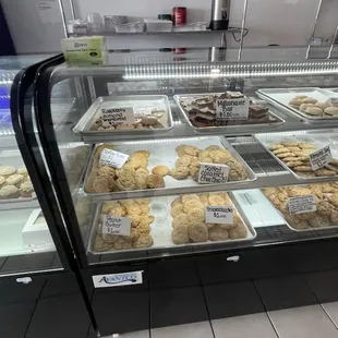 a display of cookies