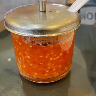 Looks and tasted like they make their own.  I liked it a lot.    Vinegary and spicier than the sriracha