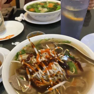 Combo Pho and Veggie Pho