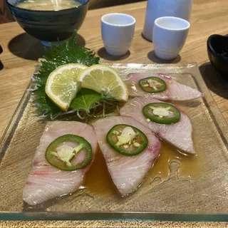 Yellowtail Sashimi with Jalapeno