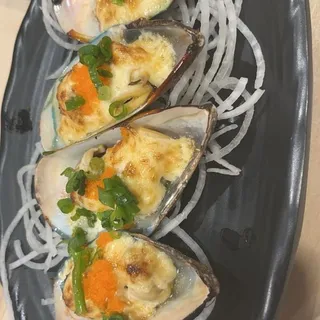 Baked Green Mussels