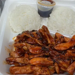 Best spicy chicken teriyaki in Washington state!!