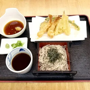 Tempura Soba (half size set)