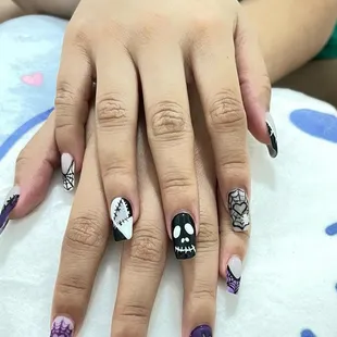 Halloween Design, I nails spa Corpus Christi, TX