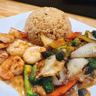 Hibachi Shrimp Dinner