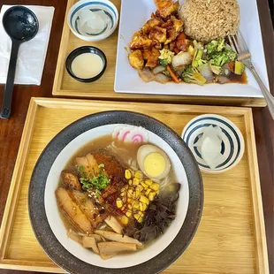 Chicken Hibachi &amp; Tonkotsu Ramen