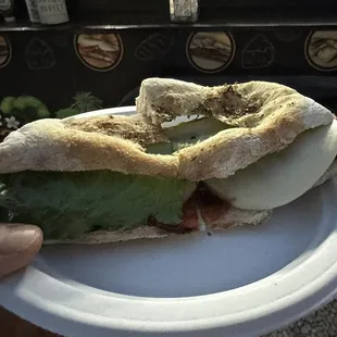 Texas Style panini mostly bread where is the meat?!?