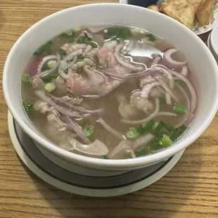 Beef Pho Round-Eye &amp; Crab Rangoon