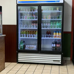 Many choices of beverages