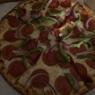 pizza, food