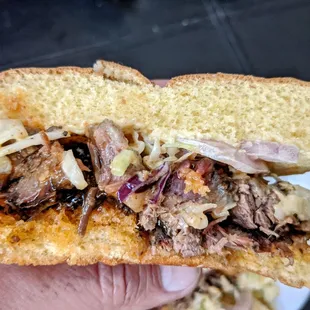 Brisket Tip Sandwich