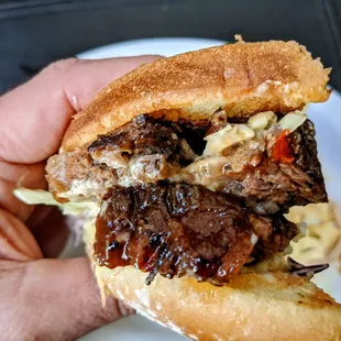 Brisket Tip Sandwich