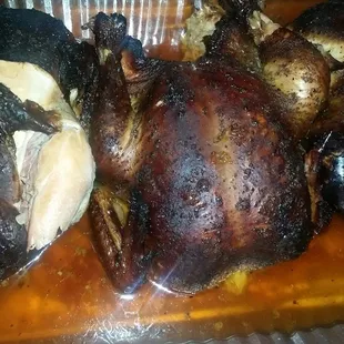 Smoked whole chicken!