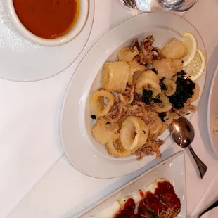 a plate of food on a table