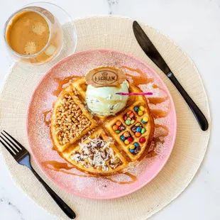 I Scream Gelato ice cream waffle