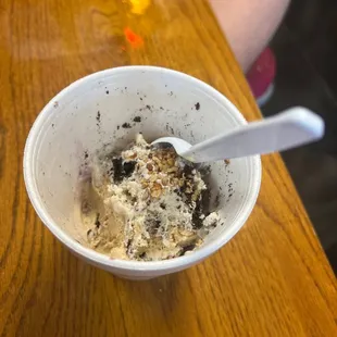 a bowl of ice cream