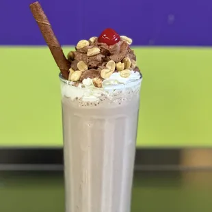 Rocky Road Milkshake