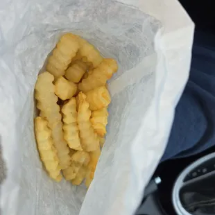 My fries were not fresh.  And the portion size is small.