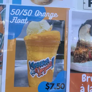 Price of the orange float