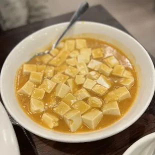 Braised Tofu with Minced Crab Meat ($14.95)