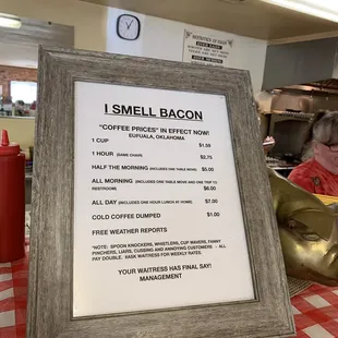 At register. Customer made this for restaurant.