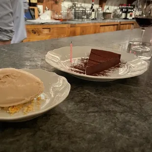 Flourless chocolate cake