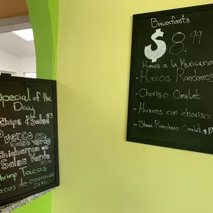 Breakfast and Daily special 10/7/19