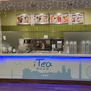 Other side of counter