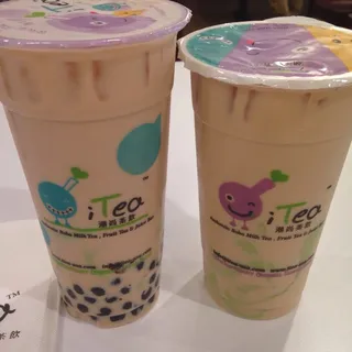K1. Boba and Pudding Iced Milk