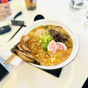 Black garlic ramen