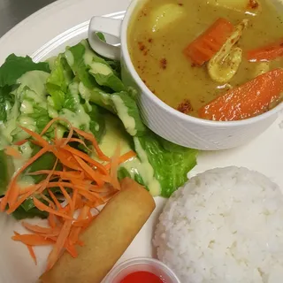 L90. Yellow Curry Lunch Special