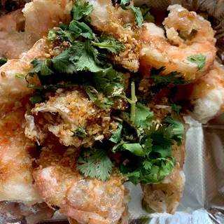 S82. Crispy Garlic Shrimp Special