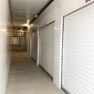 Clean and secure buildings with lots of lighting.