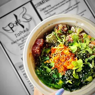 Large Poke Bowl | ig: eats.w.eva