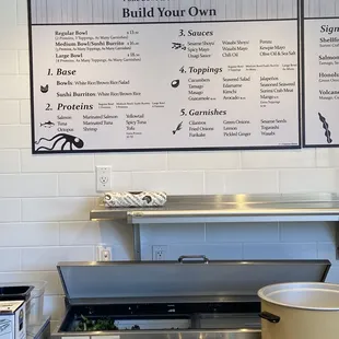 Menu : Build Your Own