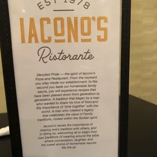 Iacono&apos;s all you can eat pizza/salad buffet
