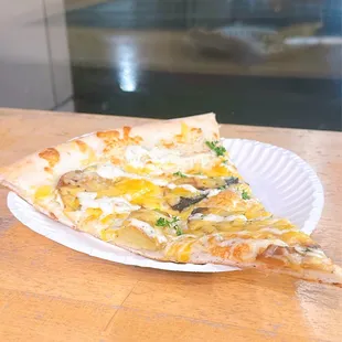 Cheesy Potato and Ranch Pizza Slice