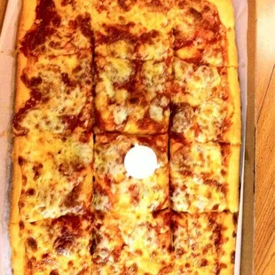 a pizza in a box