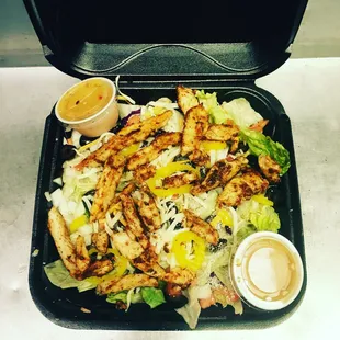 Grilled chicken salad