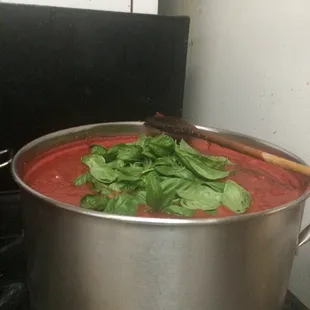 Homemade sauce!