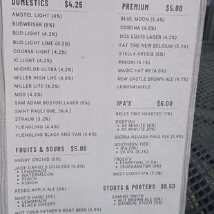 BYOB wine.  4.00 cork fee.