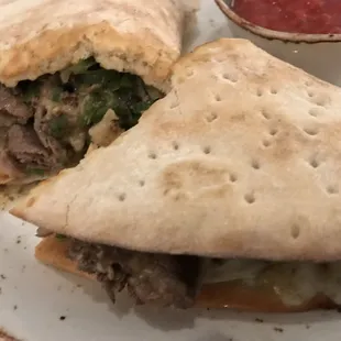 Steak Hoagie - its actually a pita