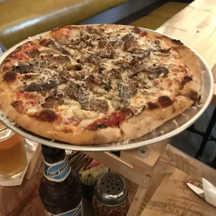 pizza, food